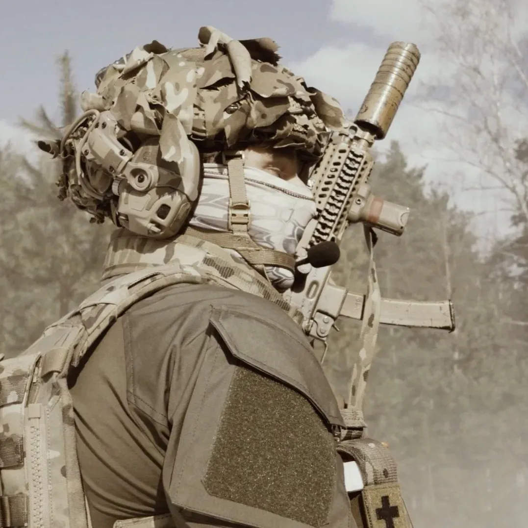 Маскировочный чехол «Лист» на шлем от Ars Arma