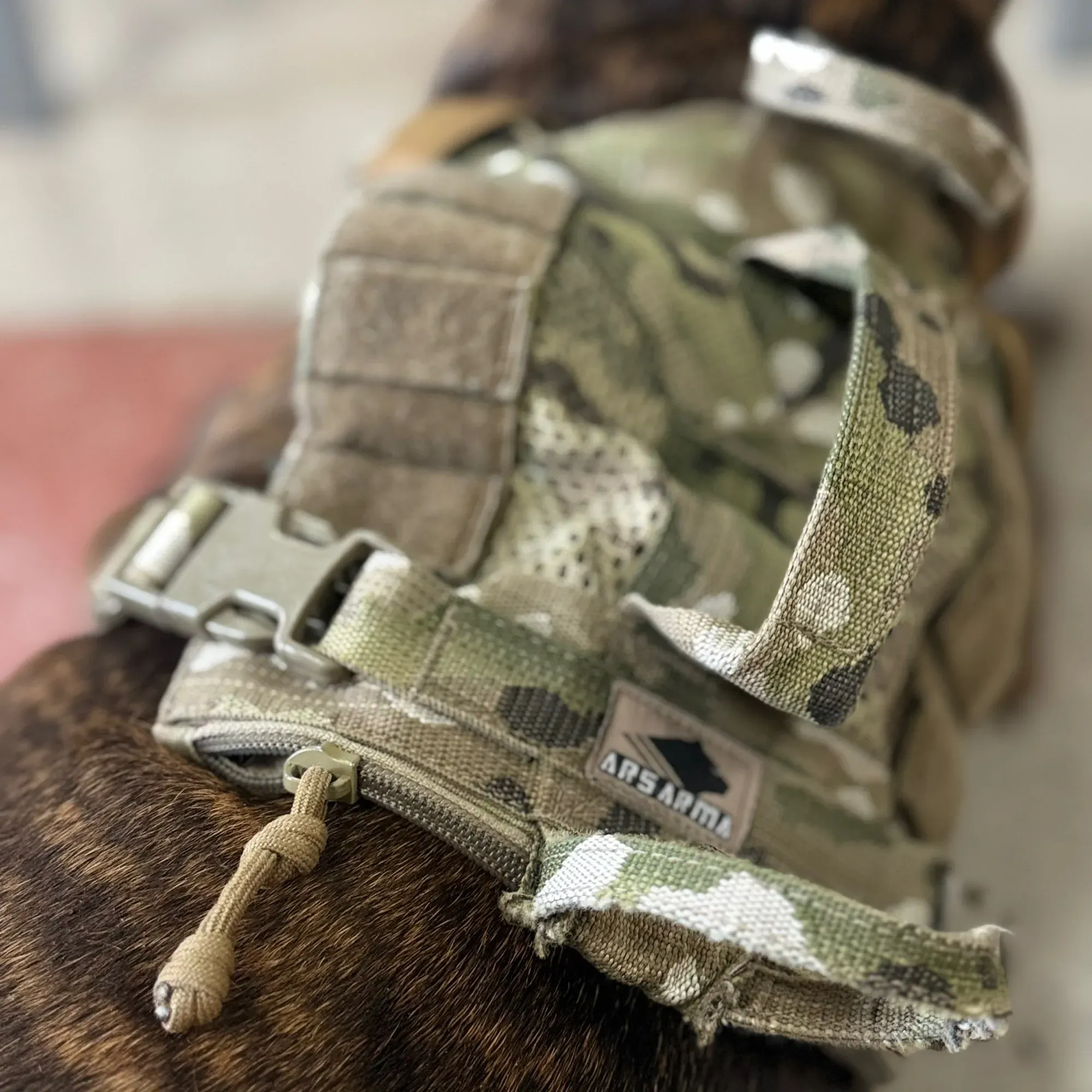Тактическая шлейка для собак AA-EDO K9 Tactical Cooling Harness Mod.1 от Ars Arma