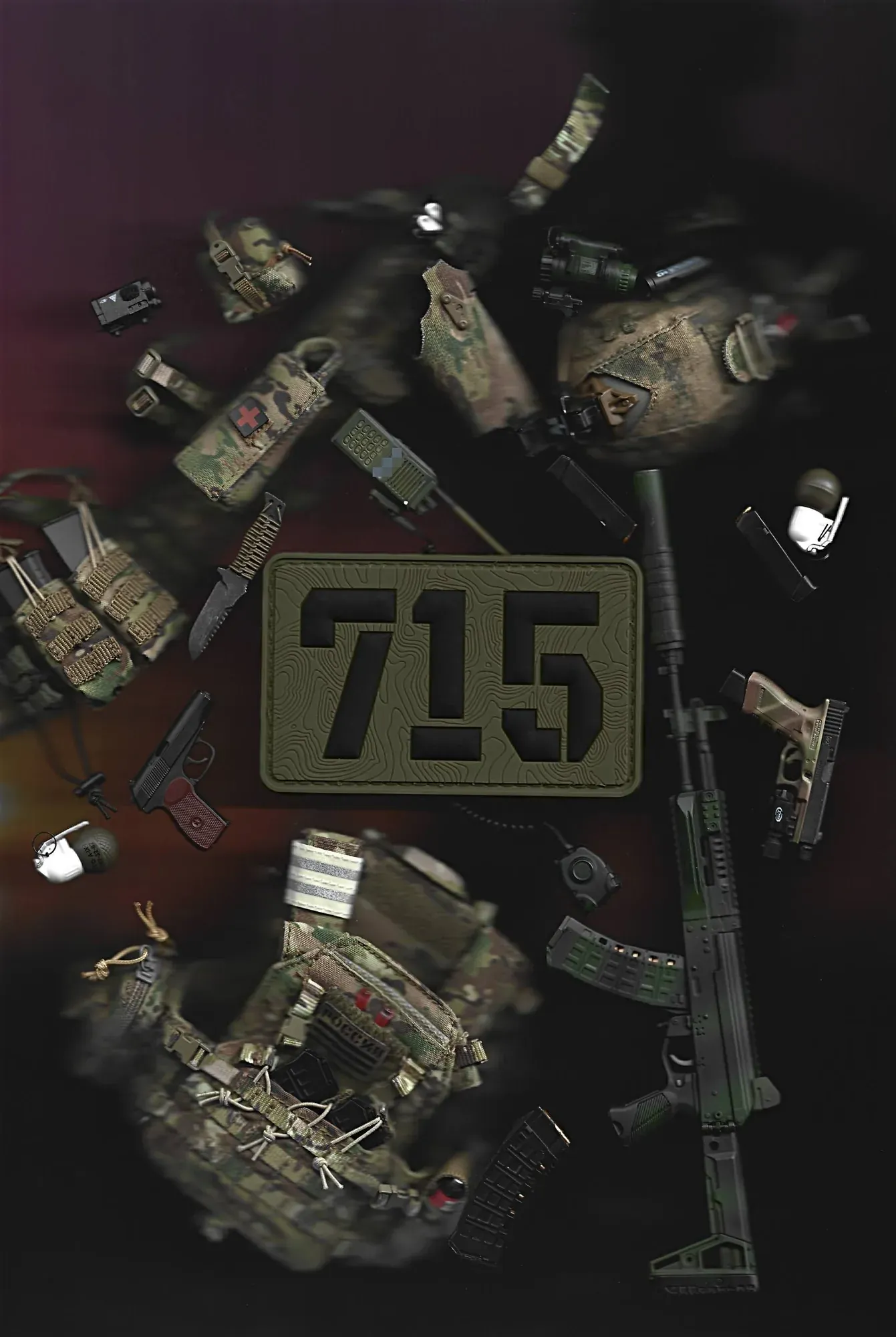 Патчи 715 TEAM от Романа Хорса и проекта 715 TEAM