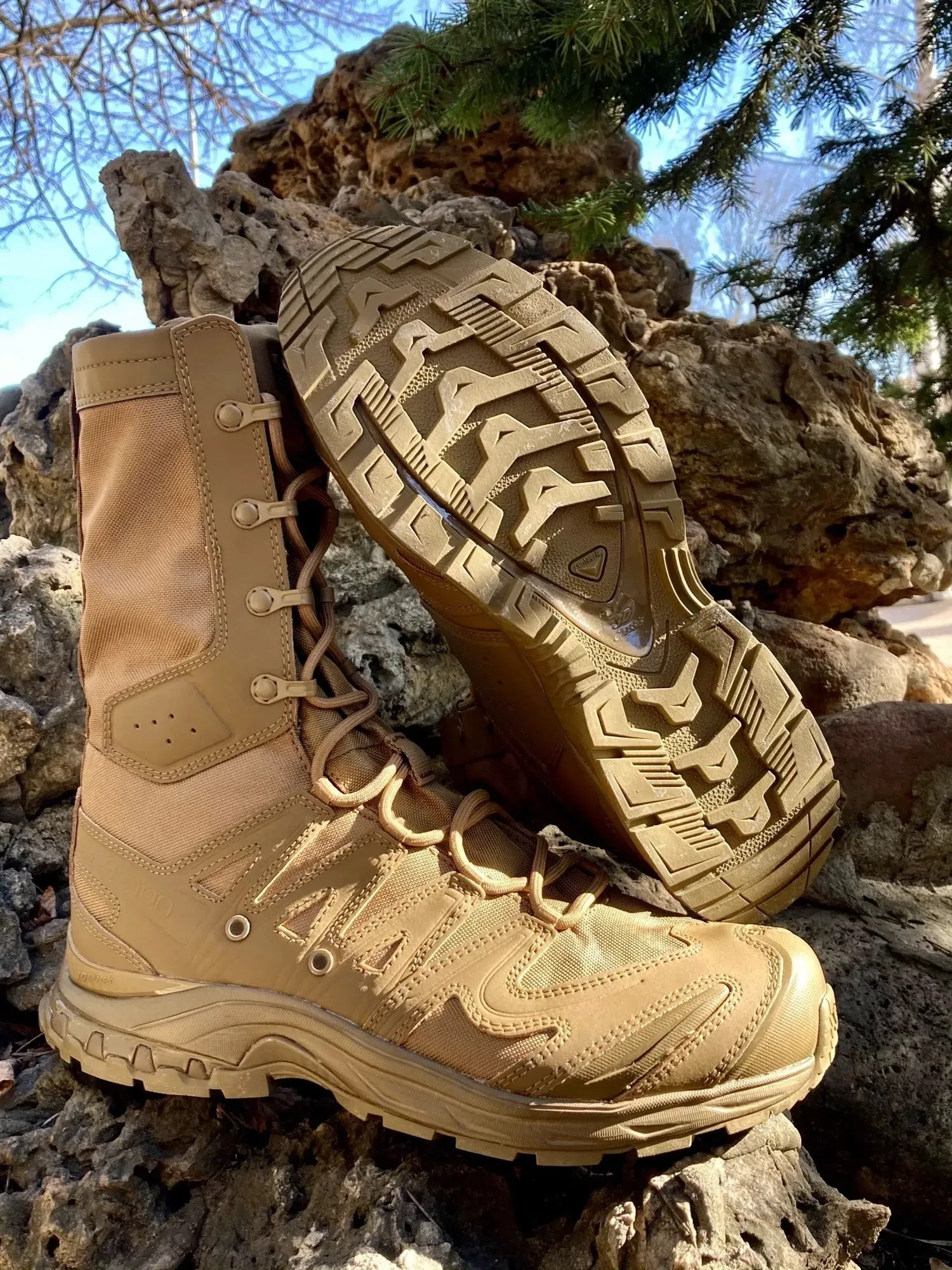 Тактические ботинки XA Forces Jungle от Salomon для жаркого климата