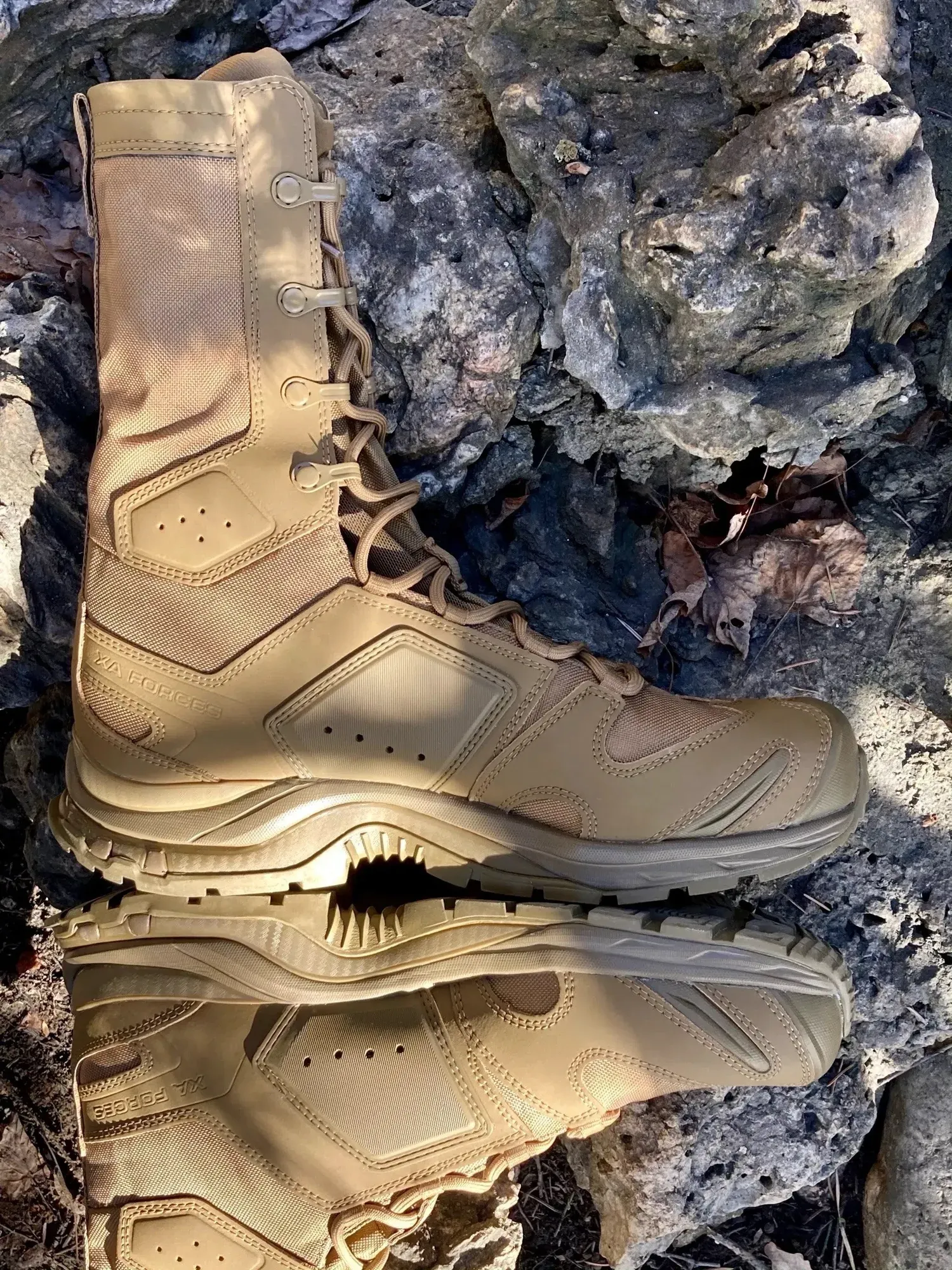 Тактические ботинки XA Forces Jungle от Salomon для жаркого климата