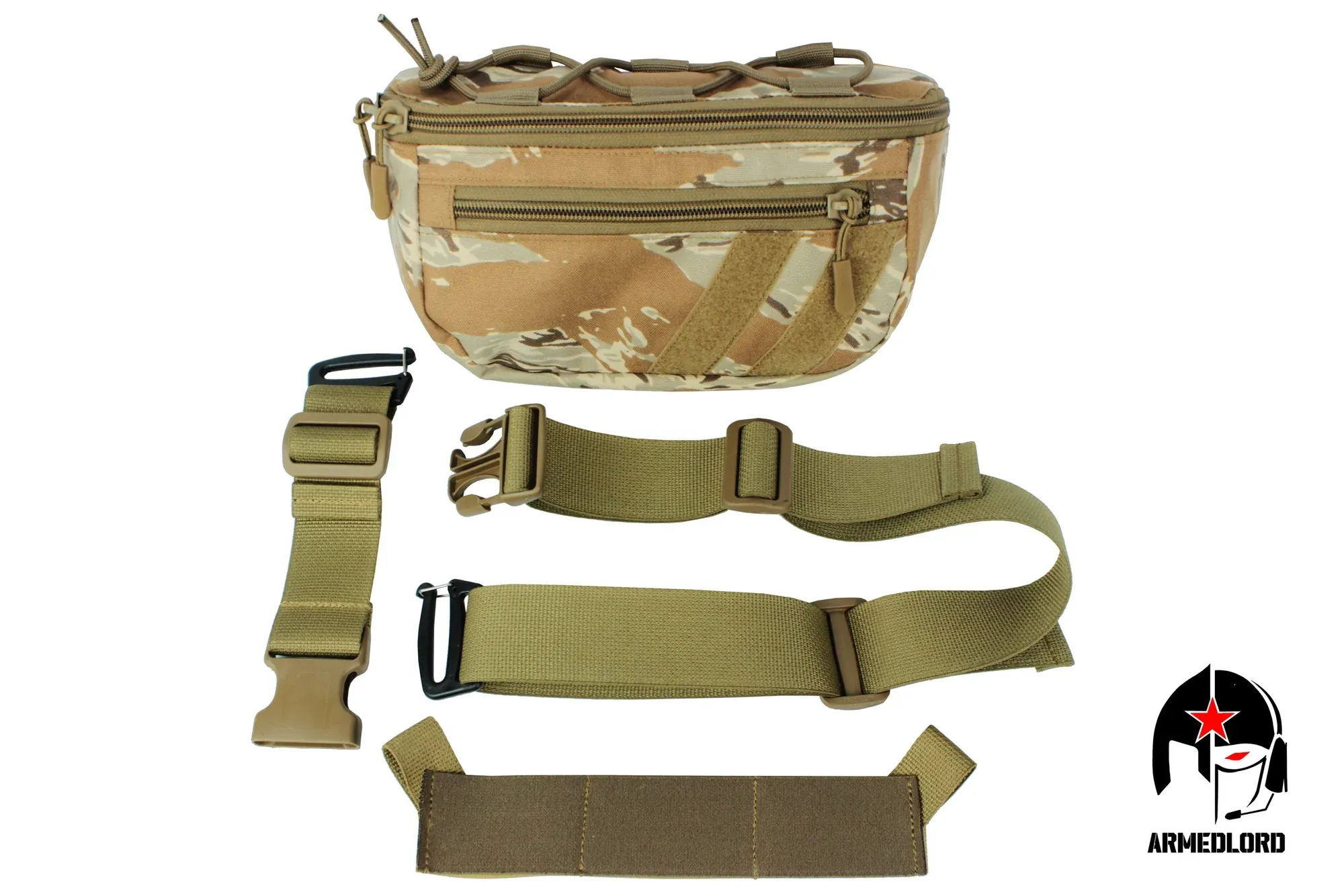 Обновленная сумка Fox Lite от ARMEDLORD в расцветке Tiger Stripe Desert