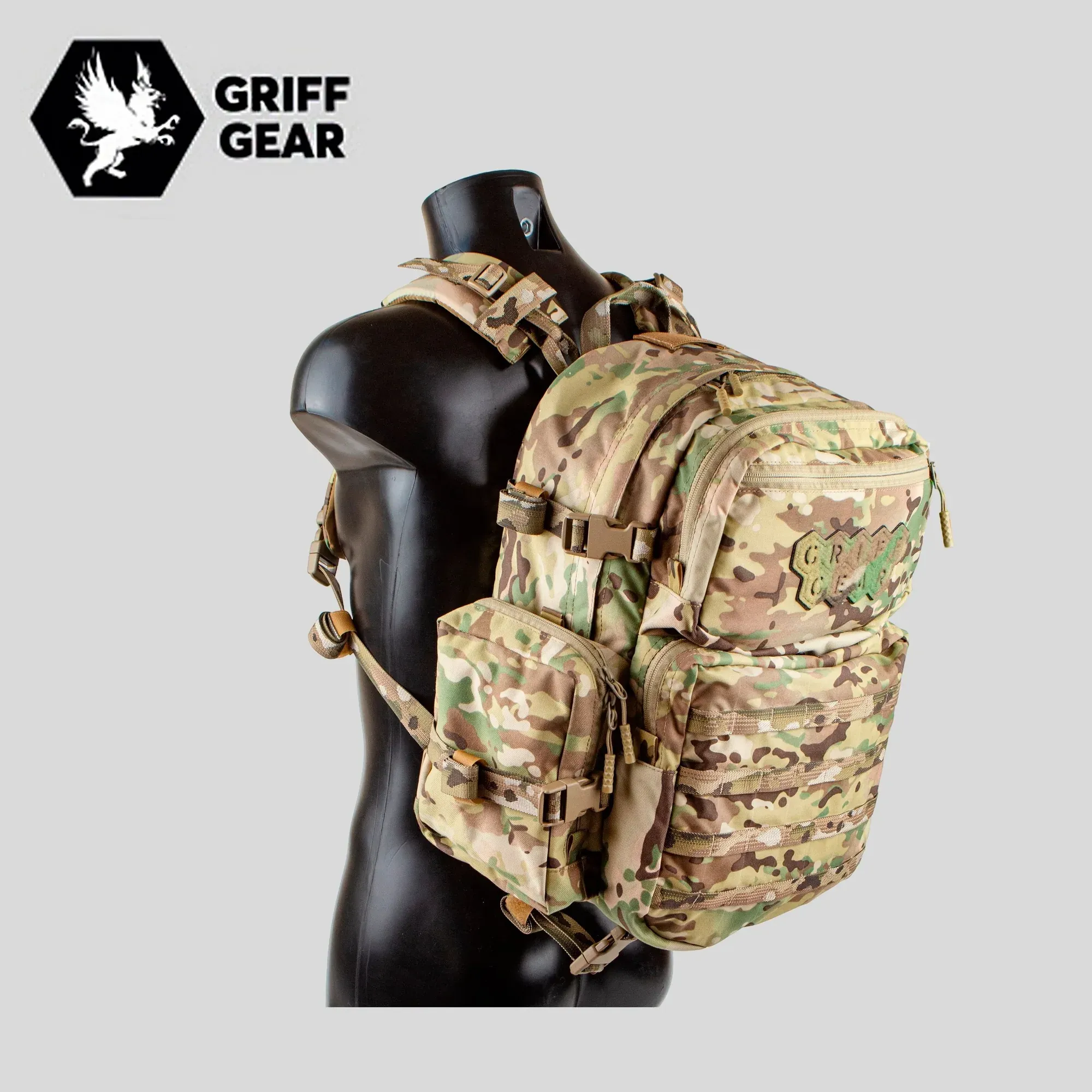 Рюкзак Мангуст 33 от GRIFF GEAR — суточный формат для переноски военного снаряжения