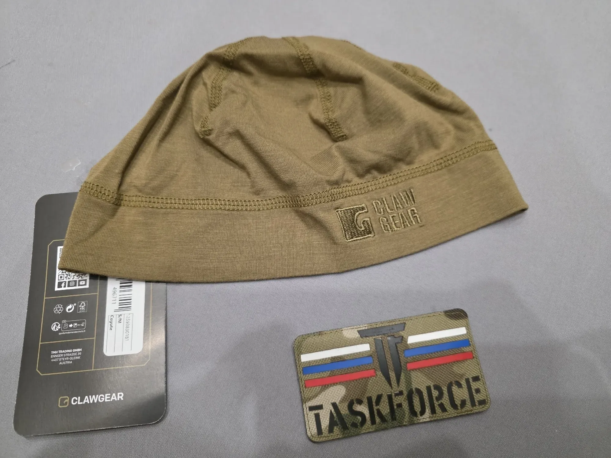 Clawgear Beanie LW в TASK Force — лёгкая тактическая шапка для ношения под шлемом
