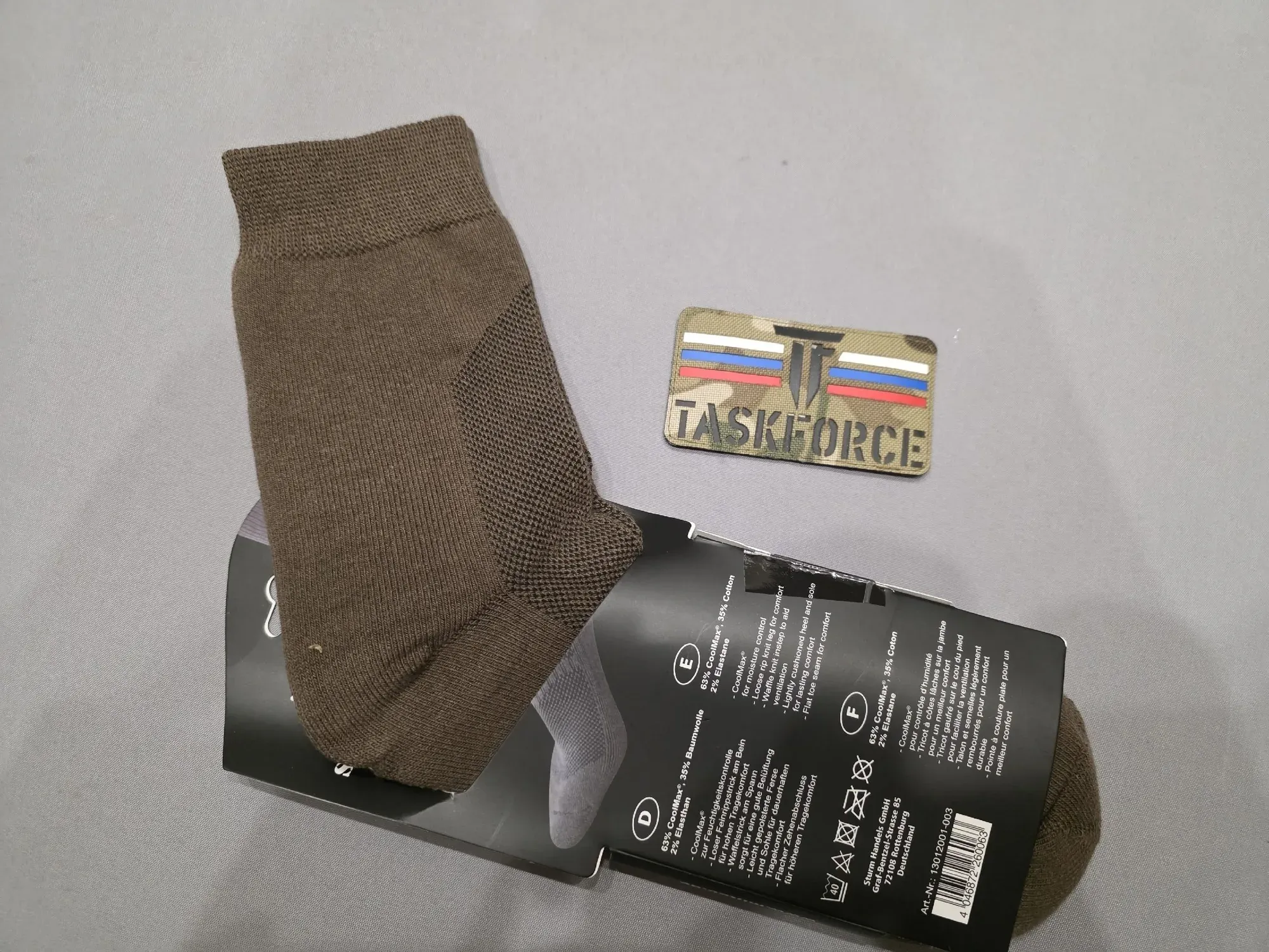Функциональные носки Mil-Tec Coolmax в TASK FORCE