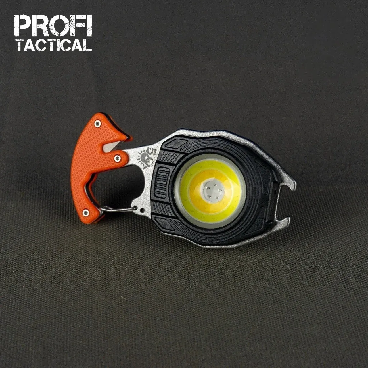 Многофункциональный фонарь на карабине от PROFI TACTICAL