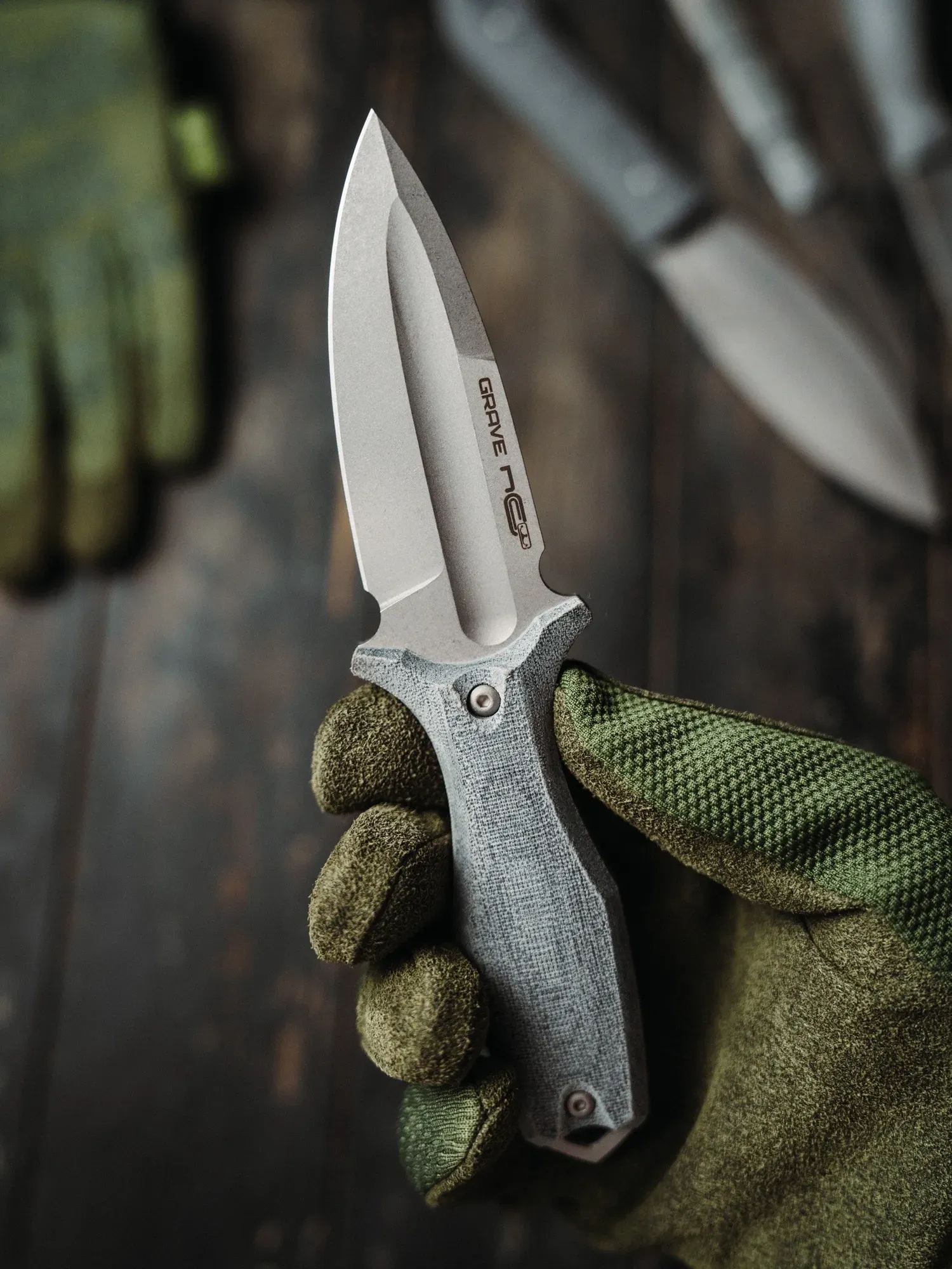 Сет ножей из микарты от N.C.Custom в магазине Империя ножей