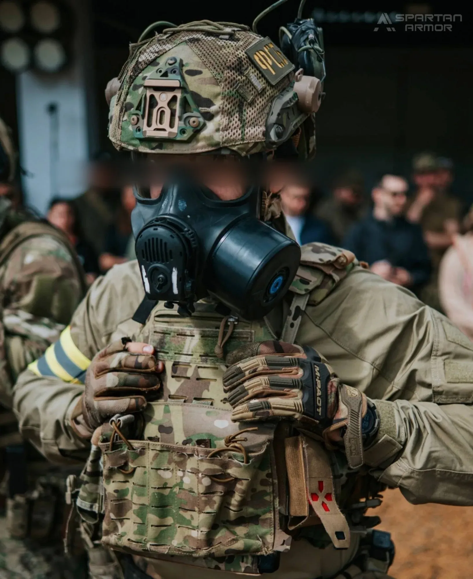 Шлем ARES от SPARTAN ARMOR на соревнованиях