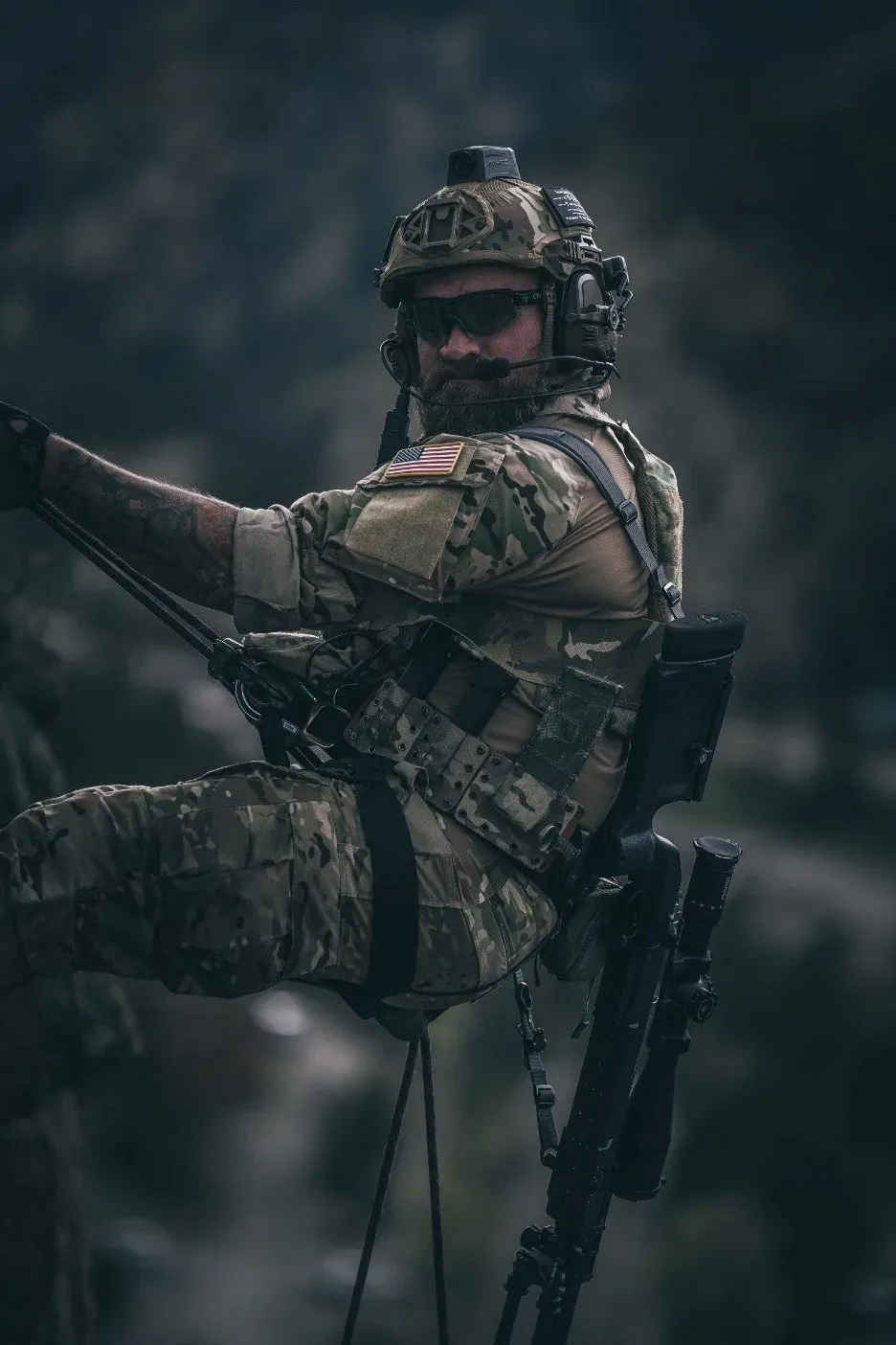 Очки E-Tint CTRL MS1 с электронной линзой в Semper Fi