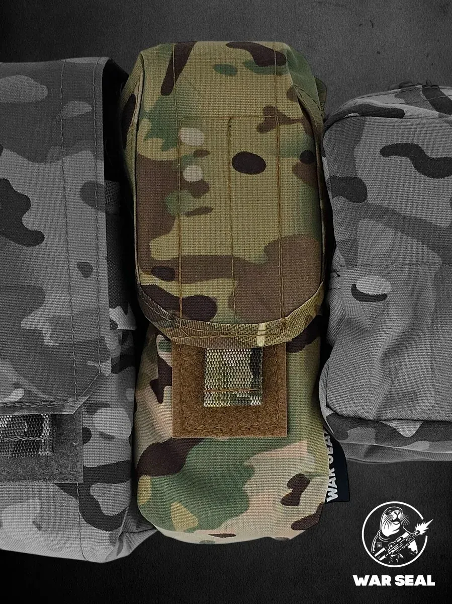 Двойной подсумок для магазинов АК и AR — War Seal «Рожок»