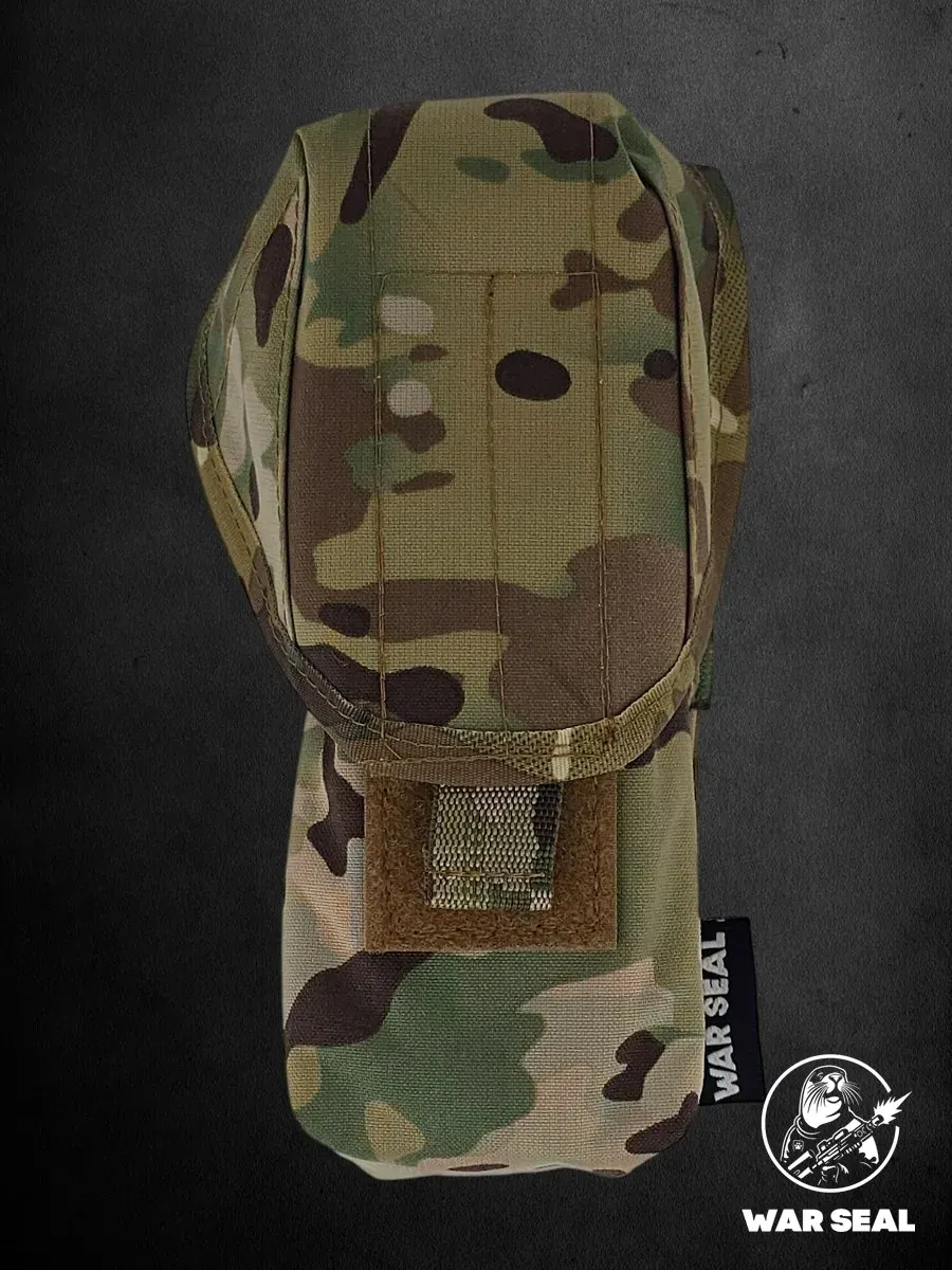 Двойной подсумок для магазинов АК и AR — War Seal «Рожок»