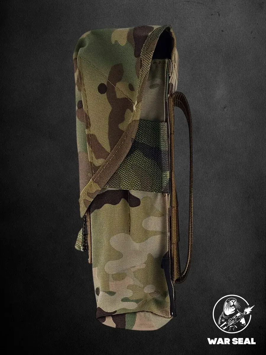 Двойной подсумок для магазинов АК и AR — War Seal «Рожок»