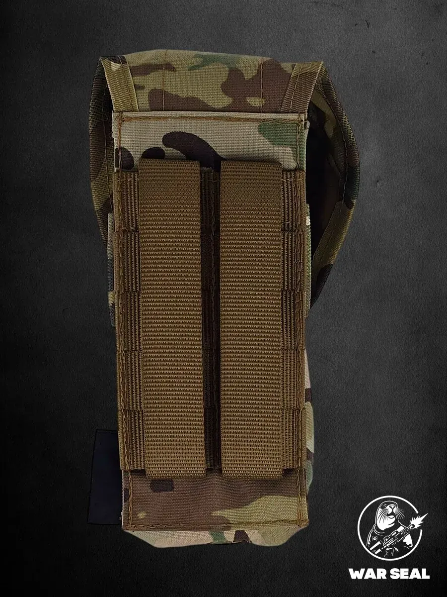 Двойной подсумок для магазинов АК и AR — War Seal «Рожок»