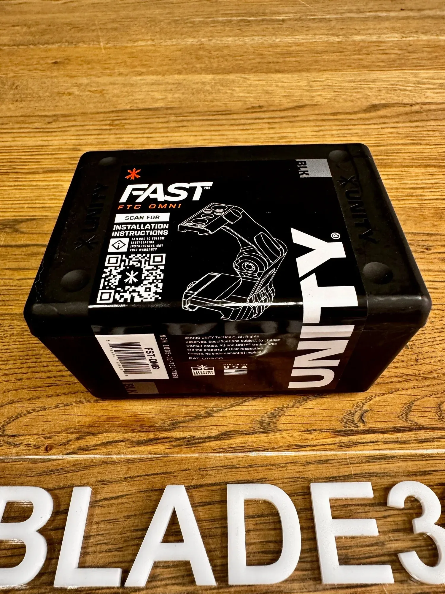 Кронштейн UNITY Tactical FAST FTC OMNI — магнифер строго по центру