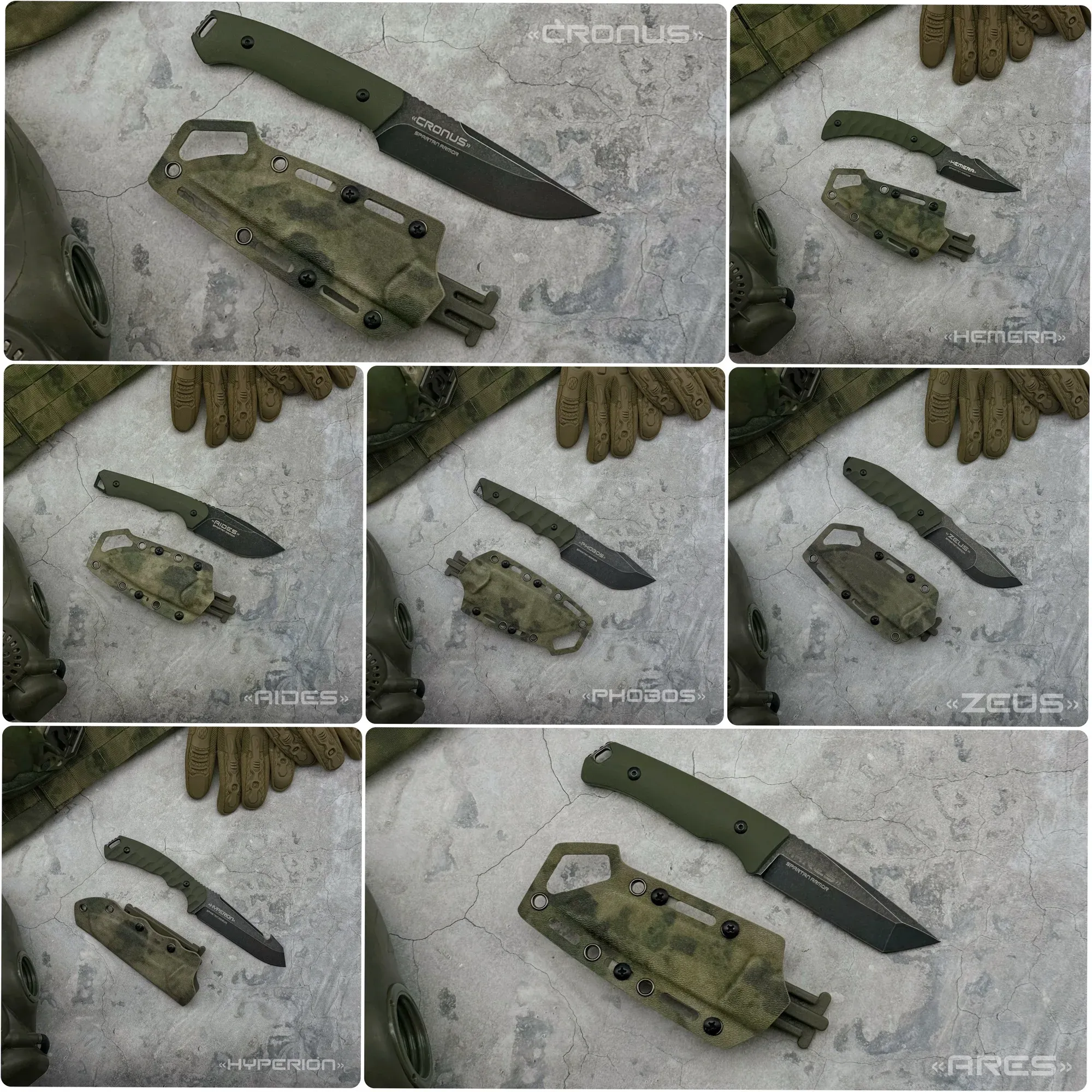 Ножи SPARTAN ARMOR из стали VG-10