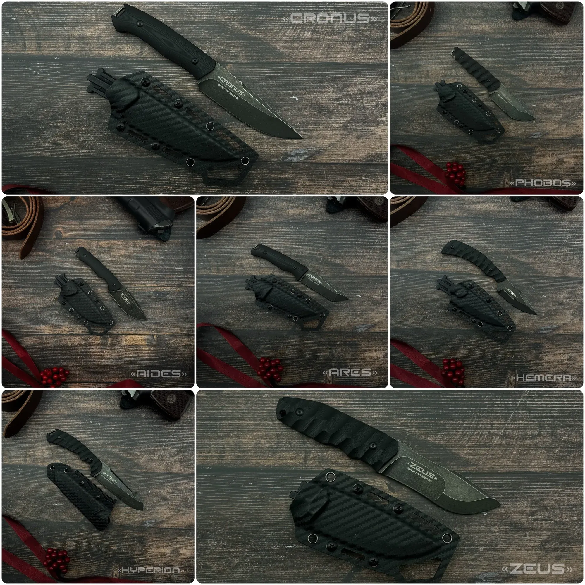 Ножи SPARTAN ARMOR из стали VG-10