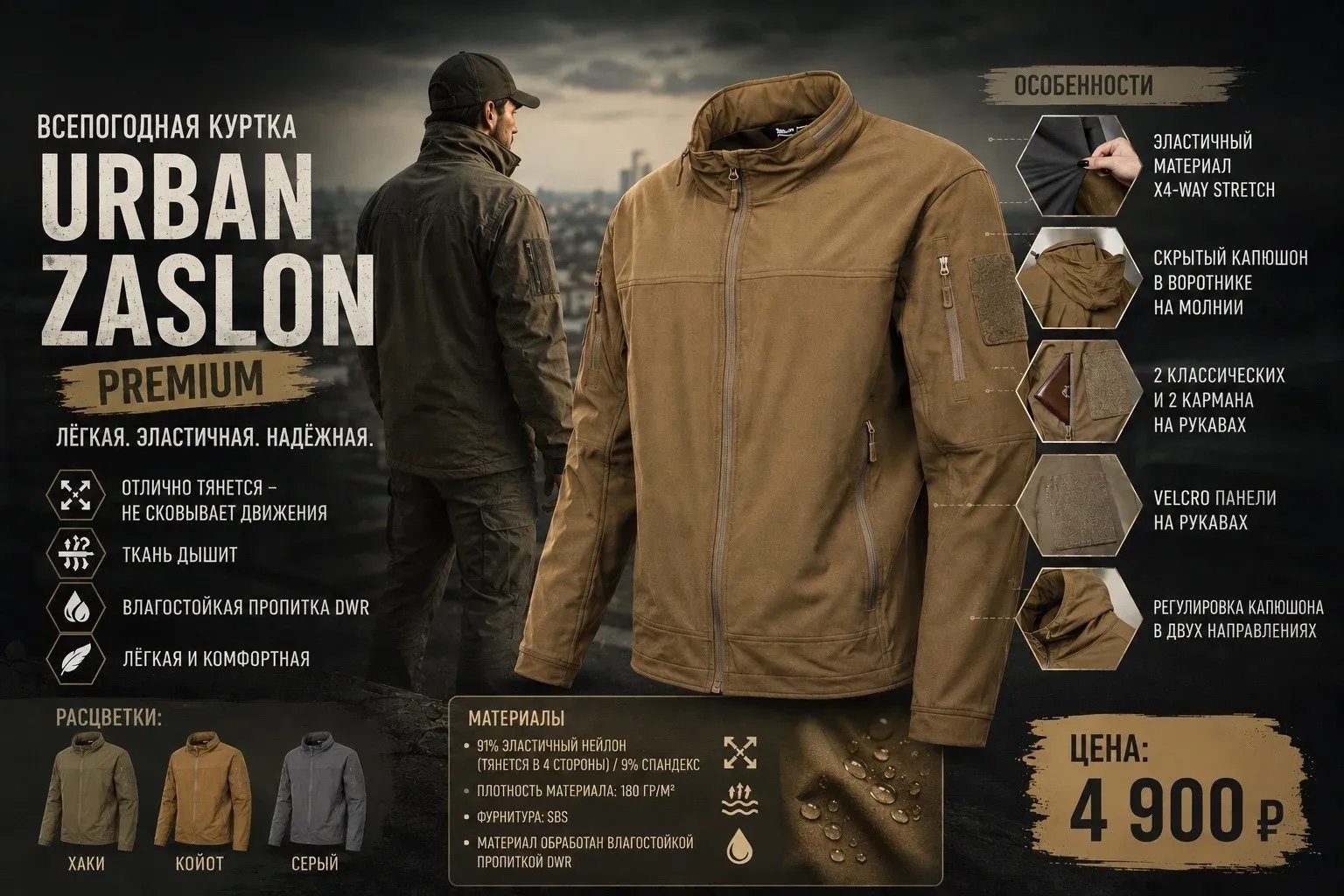 Куртка Urban Zaslon Premium в магазине Леший