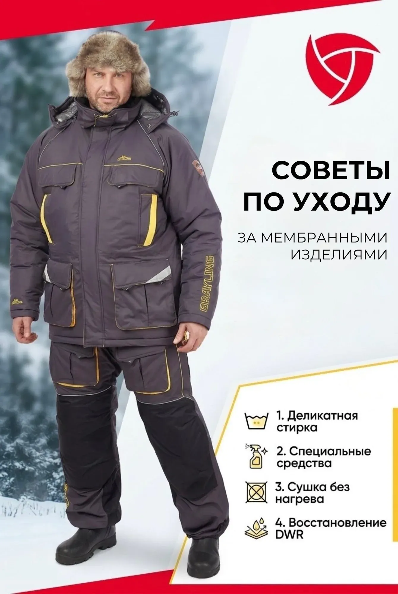 Как правильно ухаживать за мембранной одеждой — советы NOVATEX